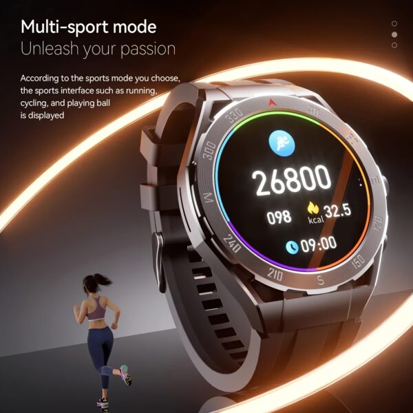 2025 New Smart NFC Watch, TWS 2-in-1 Wireless Dual Earphones Sports Smart Watch, 1.43-inch 466 * 466 HD Screen, Wireless Call, AI Voice Assistant, Multiple Exercise Modes, Fitness Tracker, Men'S Fashion Sports Watch, Men'S Gifts - Image 10
