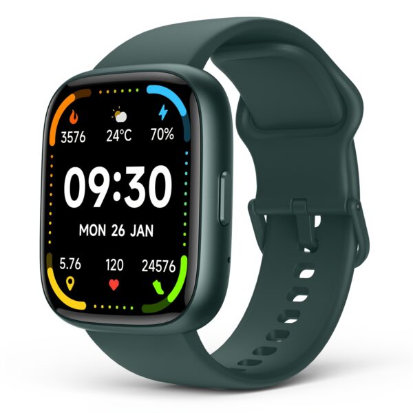 2024 Smart Watch With Wireless Calling, Alexa Built-in 1.83 Inch HD DIY Watch Face, 100 Sports Modes Activity Fitness Tracker, SMS Reminder, Pedometer, Weather Forecast, Alarm Clock, Camera Smart Watch For Men Women Compatible With Android IOS - Image 8