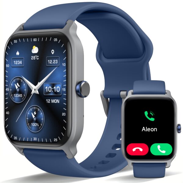 FAWEIO Smartwatch (Answer/Make Calls), 1.8 Inch Smart Watch for Women & Men with 100+ Sports Modes, Fitness Activity Tracker Pedometer, Built-in Alexa, Compatible with Android And iPhone, Perfect Gift for Family And Friends, Suitable for Festival Gift - Image 18
