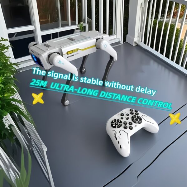 New Upgraded Model Smart Robot Dog -Application Control, AI Voice Activation, 18 Skills (Kung Fu, Dance, Swimming), USB Charging, Wireless Remote Control, Stylish Futuristic Design, Perfect for Gift Giving and Daily Entertainment - Image 10