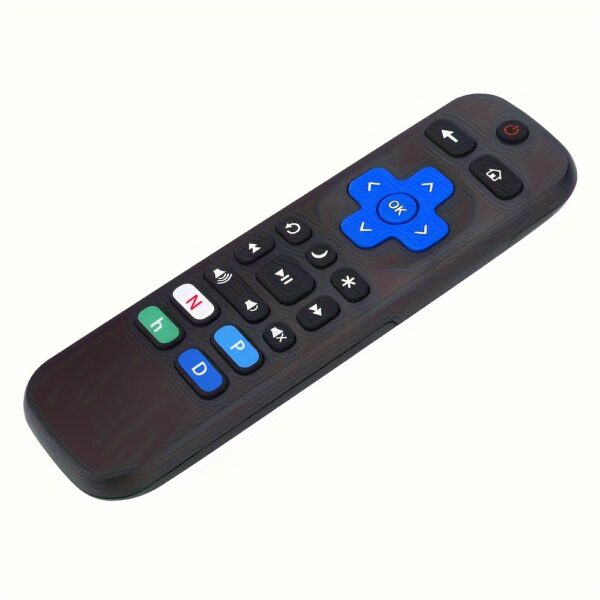 2023 Roku Remote Control with Infrared Sensor, Compatible with 18 Devices, Ergonomic Design, Numeric Keypad, Navigation & Media Controls, Battery-Powered (Not for Stick/Box Use), Media Control Device | Straightforward Layout | Clear Button Markings - Image 8