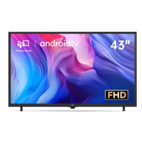 FPD 43 Inch Smart Android TV Full HD 1080p LED TV Frame Flat Screen Television With Google Cast Streaming Live Ultra Thin With WiFi Android TV (Palette Series CA43-P3 2025 Model)