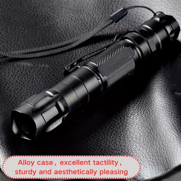Laser Pointer, Tactical Flashlight, Replaceable Spare Batteries, Adjustable Focus And Replaceable Multiple Modes, Can Be Used Indoors And Outdoors, Presentations, Etc., Best Gifts - Image 6