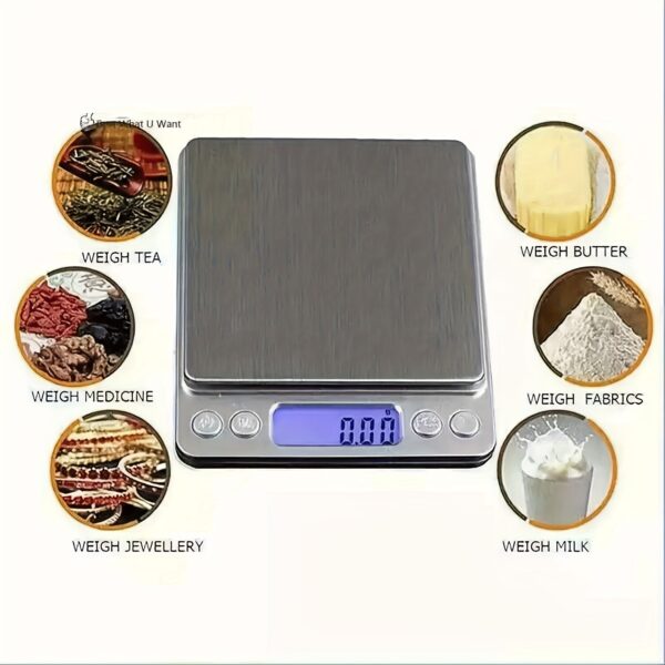 Digital Weight Scale Kitchen Jewelry Golden Grain Food MiniSize Gram 2000g X 0.1g - Image 6