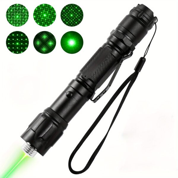 Green Laser Pointer with USB charging Cable, Laser Pointer, Laser pointer for Indoor Meetings, Tactical Long Range Laser Flashlight.