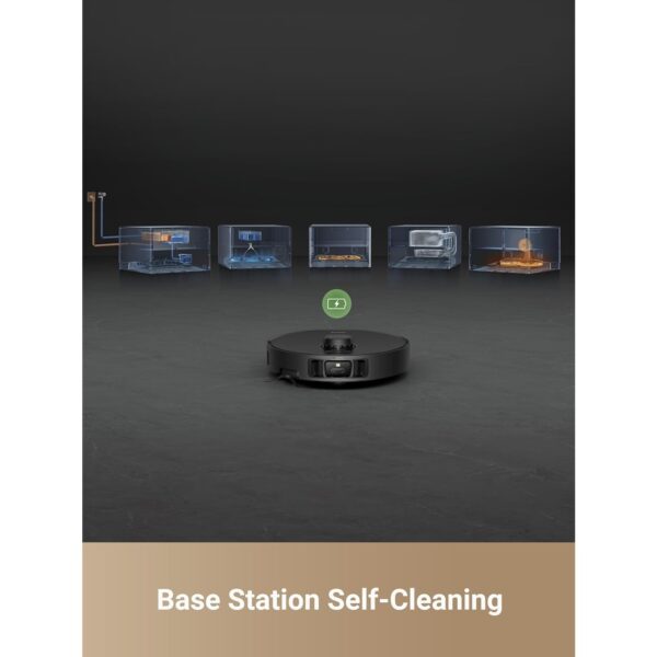 DREAME X40 Master Robot Vacuum Cleaner, 12, 000Pa Suction, Auto Refilling & Draining, Smart Navigation, Mop Self-Cleaning, Pet-Friendly, 11 Inch Compact Base, Alexa/ Siri/ Google Home Compatible - Certified Refurbished (99% New) - Image 5