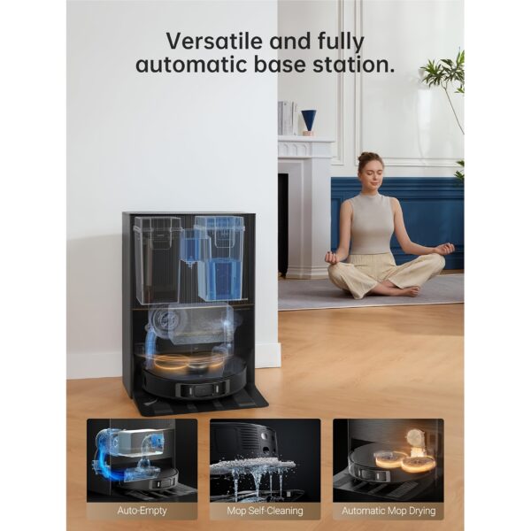 Dreame L20 Ultra Robot Vacuum And Mop With Mop-Extend, Auto Mop Removal & Raising, Washing And Drying, 7000Pa Suction, Self-Emptying, Self-Refilling, AI Obstacle Avoidance - Image 2