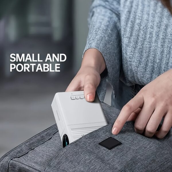 OKG Portable Mini Projector with Full HD 1080P Support - 3D-Ready LCD Home Theater Projector for iOS/Android/Windows - Includes Remote Control, USB-Powered with 80° Wide Angle Lens & 290lm Brightness - Compatible with Smartphones, PS4, USB Devices - Image 5