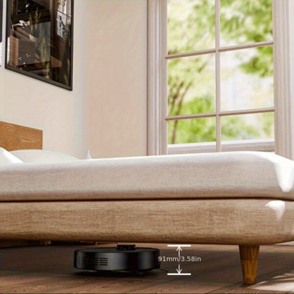 Smart Robot Vacuum And Mop Combo with Precision Mapping, Powerful Suction, Intelligent Navigation, Compatible with Alexa, Wi-Fi Connectivity, Rechargeable Lithium Battery, Automated Floor Care - Image 10