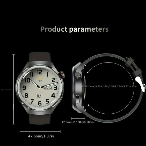 2024 New Men's Smart Watch Wireless Call AMOLED 1.53-inch HD Large Screen Outdoor Sports Fitness Multi sport Mode AI Voice Assistant Smart Watch NFC - Image 2