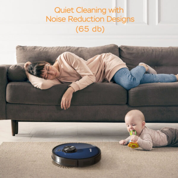 Geek Smart L7 Robot Vacuum Cleaner and Mop LDS Navigation WiFi Connected APP Selective Room Cleaning MAX 2700 PA Suction Ideal for Pets and Larger Home - Image 8