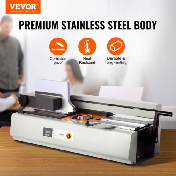 Thermal Book Binding Machine 400 Sheet Capacity Hot Glue Binder A3 A4 A5 40mm Maximum Binding Thickness Ideal for Document and Report Binding - Image 7