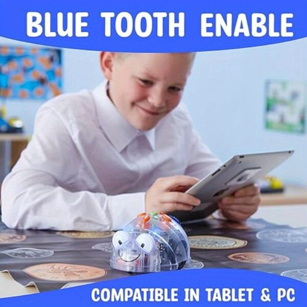 Blue Bot Floor Robot Single See Say for Classroom Teaching Learning Coding for Beginner - Image 5