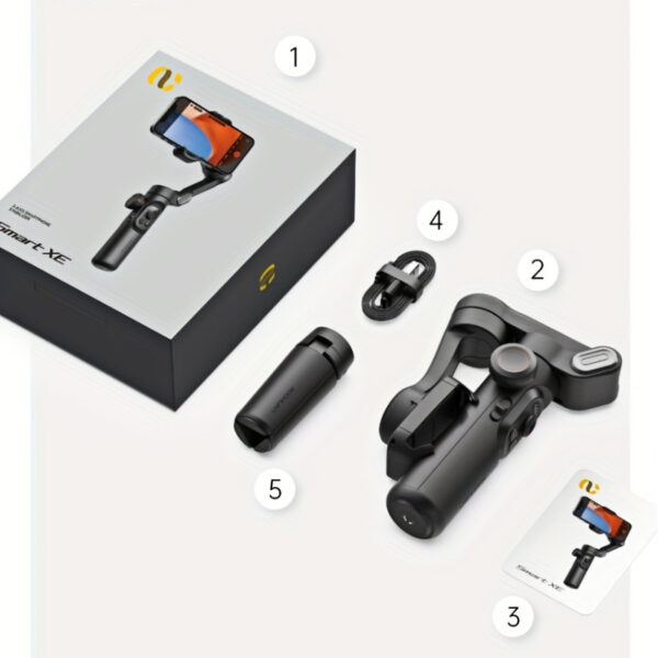 3-axis Handheld Gimbal Stabilizer Foldable Smartphone Video Recording Vlog PTZ Stabilizer-The Perfect Valentine'S Day Gift For A Boyfriend And Girlfriend - Image 3