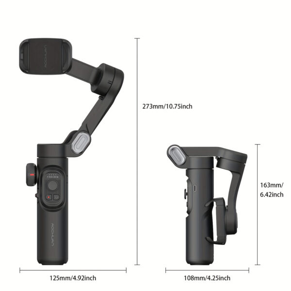 3-axis Handheld Gimbal Stabilizer Foldable Smartphone Video Recording Vlog PTZ Stabilizer-The Perfect Valentine'S Day Gift For A Boyfriend And Girlfriend - Image 4