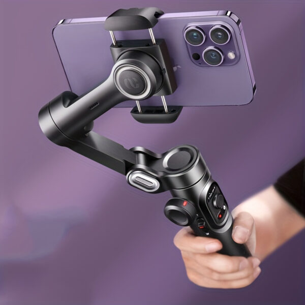 3-axis Handheld Gimbal Stabilizer Foldable Smartphone Video Recording Vlog PTZ Stabilizer-The Perfect Valentine'S Day Gift For A Boyfriend And Girlfriend - Image 6