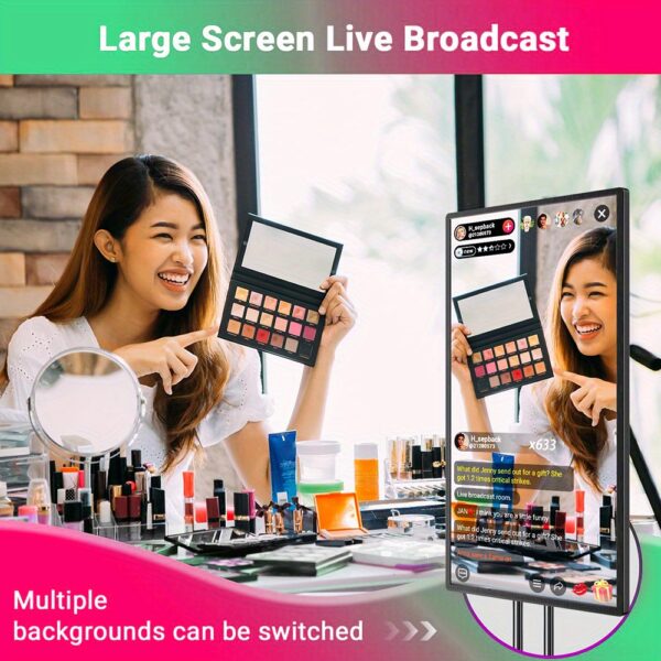 49" 4K Touch Screen Interactive Whiteboard & All-in-One Electronic Calendar - Projection, Mobile with Wheels, Wall-Mountable for Conference Room, Business Meetings, Advertising, Portable Screen - Image 2