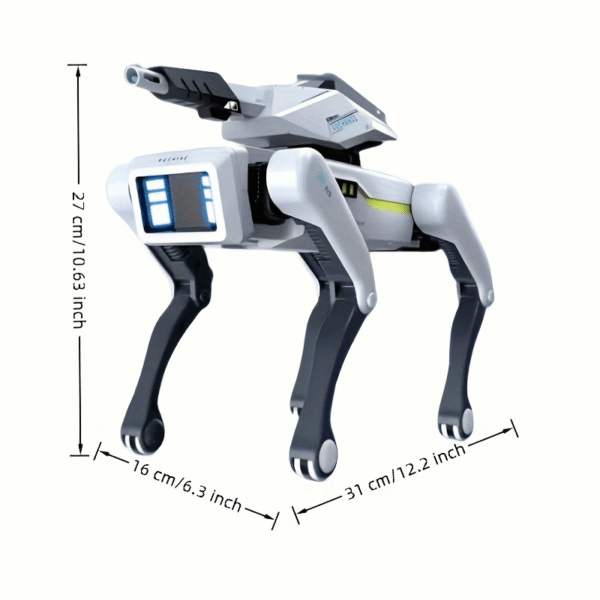 New Upgraded Model Smart Robot Dog -Application Control, AI Voice Activation, 18 Skills (Kung Fu, Dance, Swimming), USB Charging, Wireless Remote Control, Stylish Futuristic Design, Perfect for Gift Giving and Daily Entertainment - Image 5