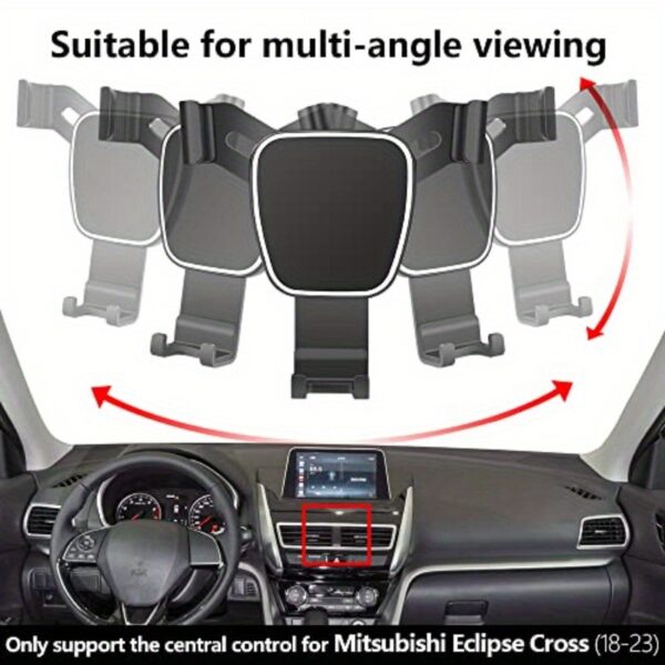 Car Phone Holder for Mitsubishi Eclipse Cross 20182025 EC Auto Accessories Navigation Bracket Interior Decoration Mobile Cell Phone Mount - Image 6