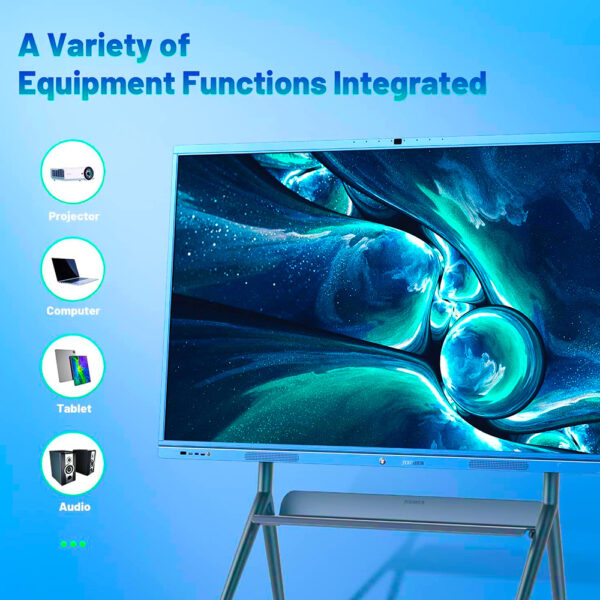 Smart Board 65 Inch with 4K UHD Touch Screen, Dual System Interactive Whiteboard for Office, School & Business, Digital All-in-One Board - Image 5
