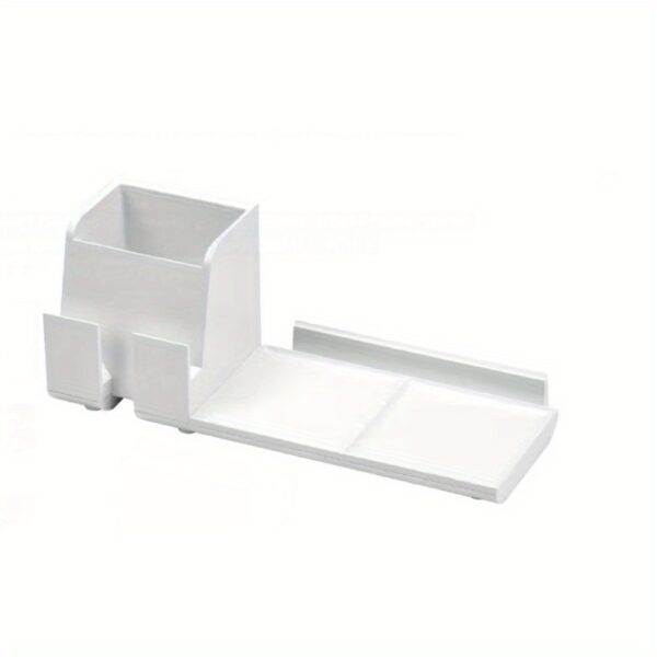 Connect Charging Desk Organizer Base, USB Phone Stand Compatible with Cell Phones and Tablets, White