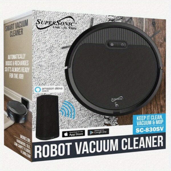 Supersonic Smart Robot Vacuum Sweep Cleaner with Gyroscope Technology - Image 8