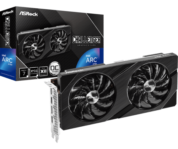 Intel ARC A750 Challenger D OC 8GB GDDR6 PCI-Express Graphics Card
