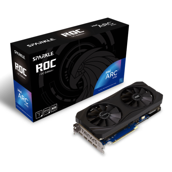 Sparkle Intel ARC A750 ROC OC Edition 8GB GDDR6 Graphics Card