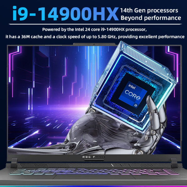 ASUS Newest ROG Strix Gaming Laptop, 18" WQXGA 2560 x 1600 Display, Intel i9-14900HX, NVIDIA GeForce RTX 4060, 32GB DDR5, 2TB SSD, RGB Backlit Keyboard, Windows 11 Pro - Image 5