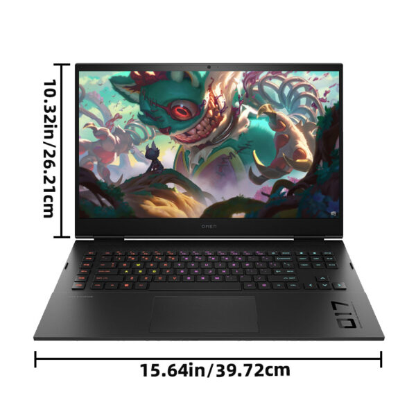 HP Omen Gaming Laptop, 17.3" 2560 x 1440 165Hz, Intel Core i9-13900HX 24-Core, NVIDIA GeForce RTX 4080 12GB, 32GB DDR5, 2TB SSD, Windows 11 Home, RGB Backlit KB, Wi-Fi 6E, Black - Image 6