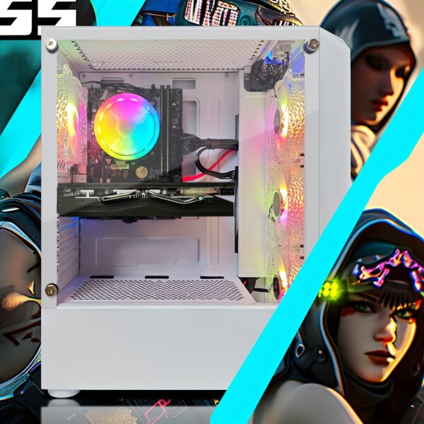 STGAubron Gaming Desktop PC, Radeon RX 580 8G GDDR5, Core i5-9400F up to 4.1GHz, 16G DDR4 RAM, 1T SSD, 600M WiFi, Wirless 5.0, RGB Fan x 4, RGB Keyboard and Mouse Pad, W11H64 - Image 4