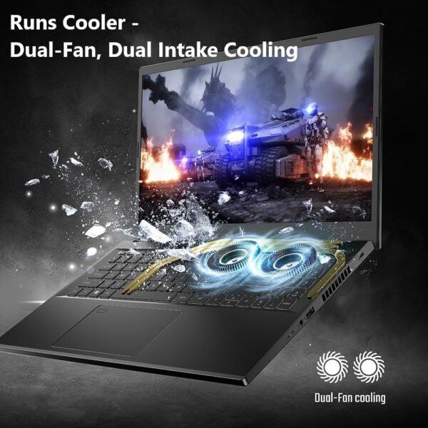 acer 2024 Newest Nitro V Gaming Laptop, 13th Gen Core i7-13620H, 64GB DDR5, 2TB SSD, GeForce RTX 4060, 15.6" FHD 144Hz, Backlit KB, WiFi 6, Windows 11 Home - Image 6