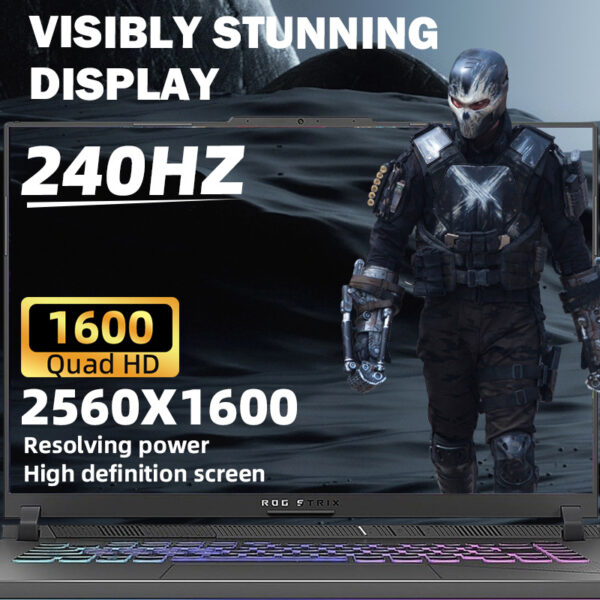 ASUS ROG Strix G16 Gaming Laptop, 16" 240Hz QHD Display, Intel core i9-14900HX, NVIDIA GeForce RTX 4060, 32GB DDR5 RAM, 1TB SSD, Wifi6, Windows 11 Home, with 32GB USB Flash Drive - Image 4