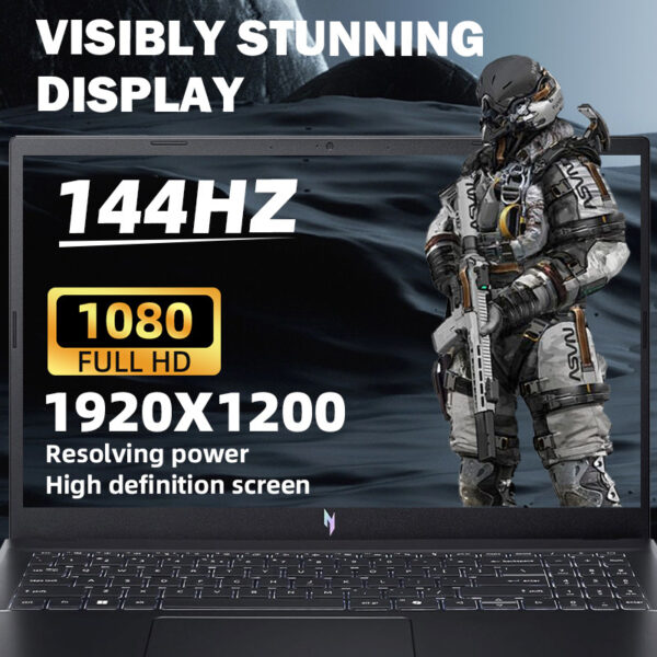 Acer Nitro V Gaming Laptop, 15.6" 144Hz FHD Display, 13th Gen Intel Core i7-13620H, GeForce RTX 4060, 32GB DDR5, 1TB SSD, Backlit keyboard, Wi-Fi 6, Windows 11 Home, with 32GB USB Flash Drive - Image 2