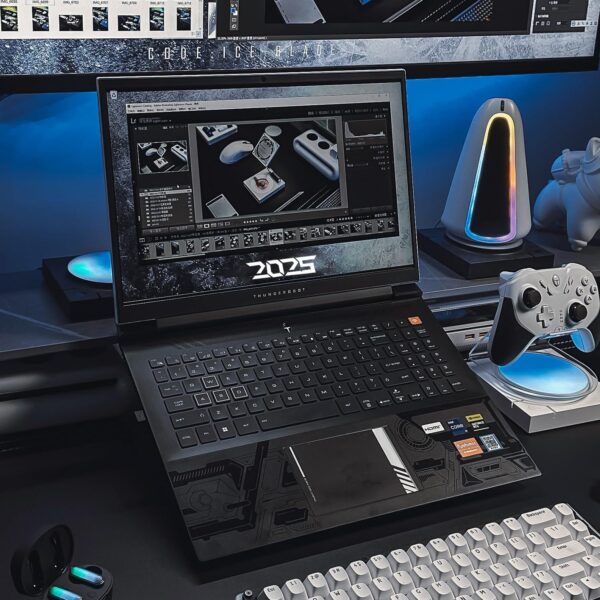 Thunderobot Zero 16 Gaming Laptop | 16" QHD+ 16:10 240Hz 2.5K Display | 14th Gen Intel Core i9-14900HX | GeForce RTX 4070 | 32GB DDR5 | 1TB SSD | RGB Backlit Keyboard | Wi-Fi 6 | Win 11 Home | White - Image 7