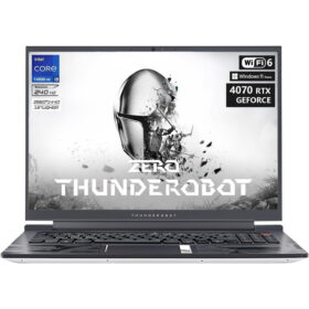 Thunderobot Zero 16 Gaming Laptop | 16" QHD+ 16:10 240Hz 2.5K Display | 14th Gen Intel Core i9-14900HX | GeForce RTX 4070 | 32GB DDR5 | 2TB SSD | RGB Backlit Keyboard | Wi-Fi 6 | Win 11 Home | White