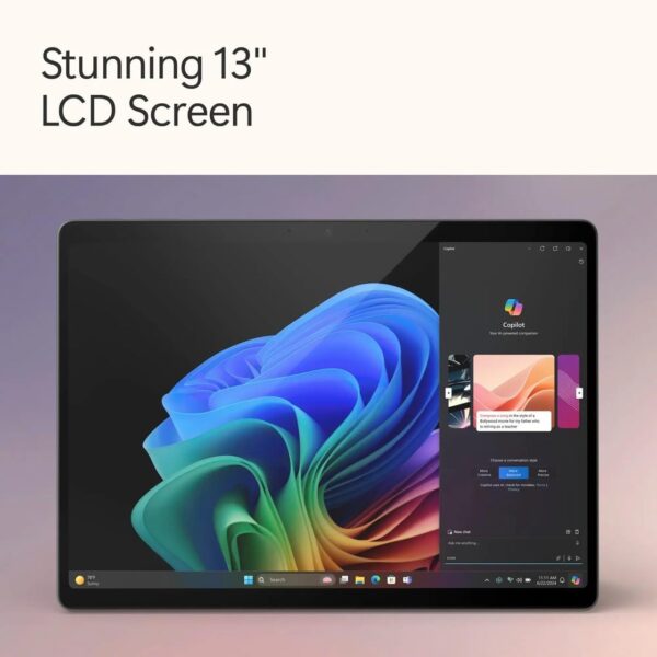 Microsoft Surface Pro 11 13" Copilot+ PC, AI Tablet, 2880x1920 120Hz LCD Touchscreen, 10-Core Qualcomm Snapdragon X Plus, 16GB RAM, 512GB SSD, WiFi Only, Win 11 Pro, Platinum (Renewed Premium) - Image 2