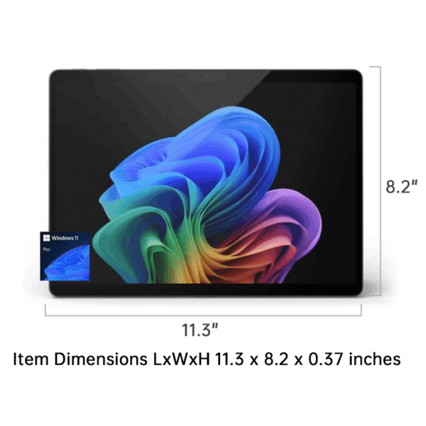Microsoft Surface Pro 11 13" Copilot+ PC, AI Tablet, 2880x1920 120Hz LCD Touchscreen, 10-Core Qualcomm Snapdragon X Plus, 16GB RAM, 512GB SSD, WiFi Only, Win 11 Pro, Platinum (Renewed Premium) - Image 4