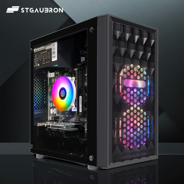 STGAubron Gaming PC Computer Desktop, Radeon RX 560 4G, Core I7 8th up to 4.1GHz, 16G DDR4, 512G SSD, 600M WiFi, RGB Fan x2, Windows 11 Home - Image 5