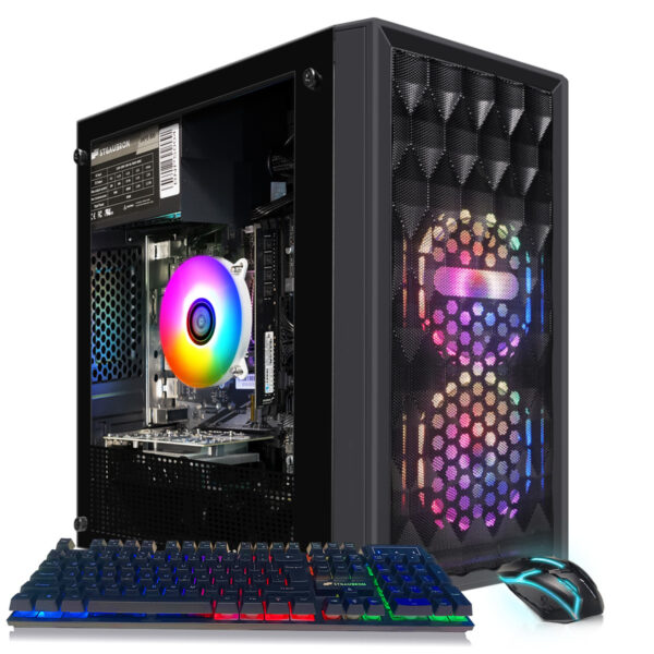 STGAubron Gaming PC Computer Desktop, Radeon RX 560 4G, Core I7 8th up to 4.1GHz, 16G DDR4, 512G SSD, 600M WiFi, RGB Fan x2, Windows 11 Home - Image 2