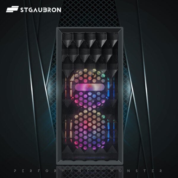 STGAubron Gaming PC Computer Desktop, Radeon RX 560 4G, Core I7 8th up to 4.1GHz, 16G DDR4, 512G SSD, 600M WiFi, RGB Fan x2, Windows 11 Home - Image 3