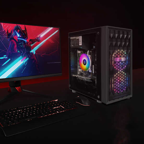 STGAubron Gaming PC Computer Desktop, Radeon RX 560 4G, Core I7 8th up to 4.1GHz, 16G DDR4, 512G SSD, 600M WiFi, RGB Fan x2, Windows 11 Home - Image 6