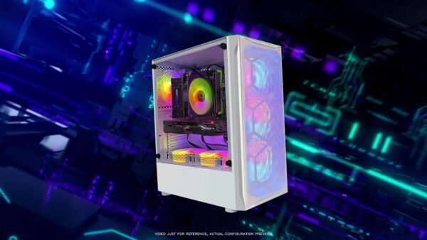 STGAubron Gaming Desktop PC, Intel Xeon E5 2.5G up to 3.3G, 32G Memory, 1T SSD, Radeon RX 590 8G GDDR5, 600M WiFi, RGB Fan x 6, RGB Keyboard & Mouse & Mouse Pad, W10H64 - Image 7