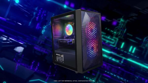 STGAubron Gaming Desktop PC, Intel Core I5 3.3Ghz Up to 3.7Ghz, AMD Radeon RX 550 4G GDDR5, 16GB RAM, 512GB SSD, WiFi, Wireless 5.0, RGB Fans x 3, RGB Keyboard & Mouse, RGB Mouse Pad, Windows 10, H64 - Image 7