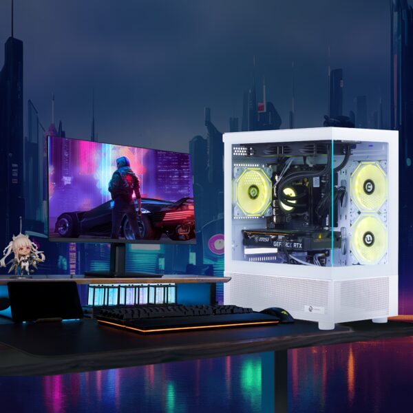 Ningmei Gaming PC AMD Ryzen 7 5700X NVIDIA RTX 4060 32GB RAM 1TB SSD Gaming Desktop - Image 4