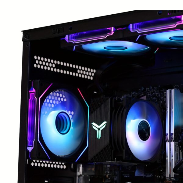 MXZ Gaming Desktop PC, Intel Core I7 14700KF GeForce RTX 4070 Super, B760, 16GB*2 DDR5, 1TB NVME, 5 RGB Fans - Image 7