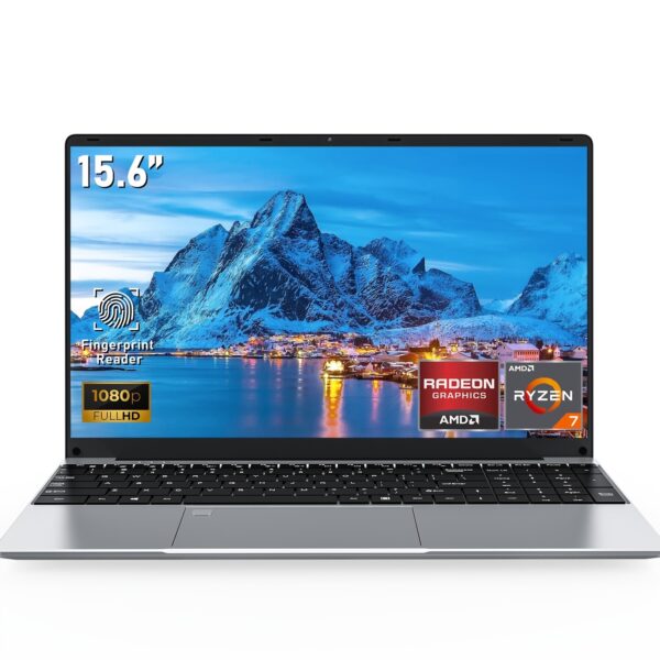 NIAKUN 15.6 Inch Laptop Computer, Gaming Laptop, AMD Ryzen 7 5700U 8C/16T Processor (up To 4.3Ghz), 16GB RAM 1TB SSD, AMD Radeon Graphics, 15.6" FHD 1920 * 1080 Display, WiFi 5, BT5.0, Backlit Keyboard