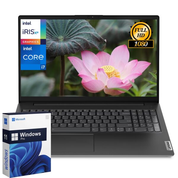 Lenovo V15-G4 High-Performance Business Laptop -15.6" FHD, Intel i7-1355U Processor, 40GB RAM, 1TB SSD, Wi-Fi 6, Numeric Keypad, Windows 11 Pro, Business Black