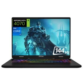 MSI Crosshair Gaming Laptop, 16" FHD+ (1920x1200) 144Hz, Intel 14th Gen Core I7-14650HX, NVIDIA GeForce RTX 4070, 16GB DDR5, 1TB SSD, Backlit Keyboard, Windows 11 Home