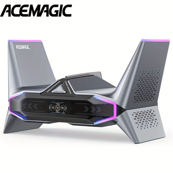 ACEMAGIC STARSHIP M2A Gaming Mini PC I7-12700H(up To 4.7GHz) GeForce RTX 3060M(12GB) 32GB RAM DDR5 1TB PCIe3.0*4 SSD WiFi 6 BT5.2 Dual 2.5G LAN 8K Four Display USB4 Logo Projection